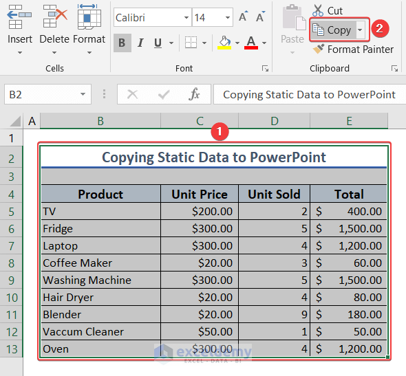 img19- Copying dataset from Excel