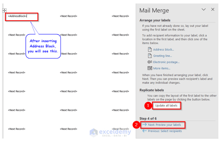 Mailing Labels in Excel (Prepare to Be Amazed) - ExcelDemy