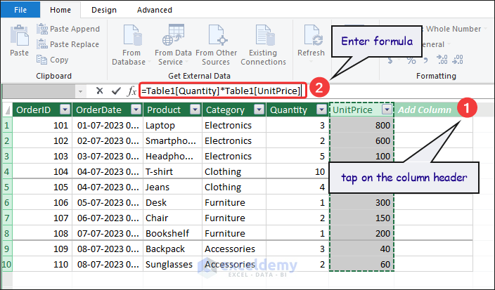 Power Pivot Formulas (2 Suitable Examples) - ExcelDemy