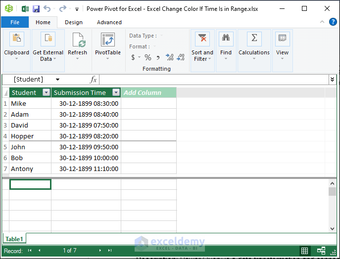 Power Pivot for Excel