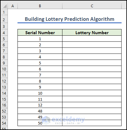 16- preparing dataset for lottery prediction algorithm