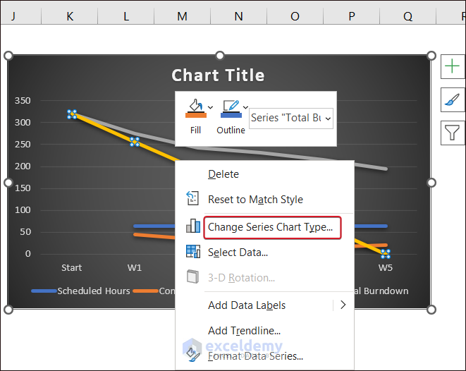 Select Change Series Chart Type