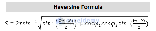 Distance Formula in Excel (4 Examples to Calculate) - ExcelDemy