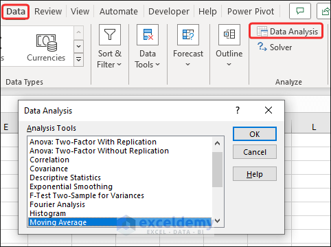 Accessing Data Analysis Add-in