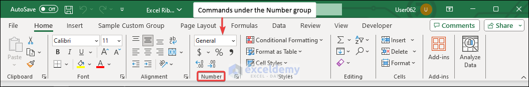 Commands Under the Number Group