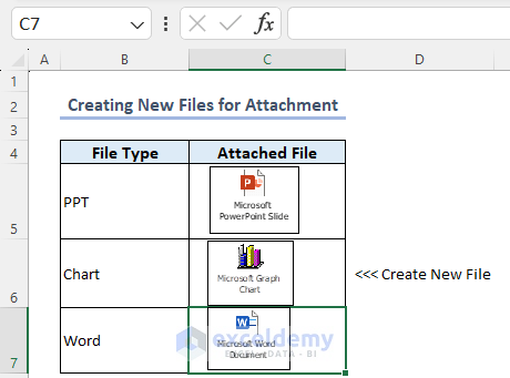 Attach New files