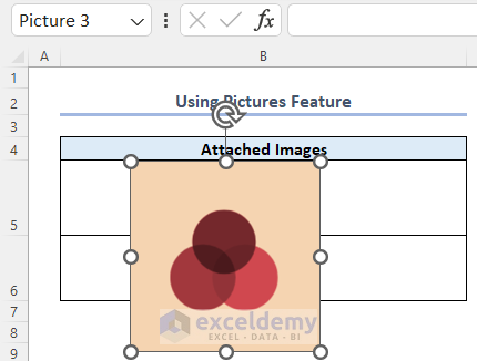 Attach Image in Excel