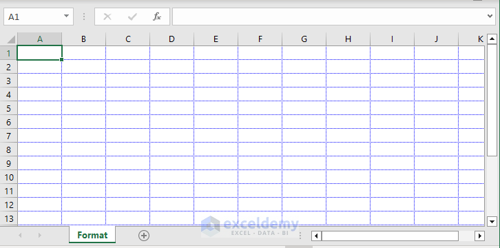 Worksheet gridlines color change with Excel Options