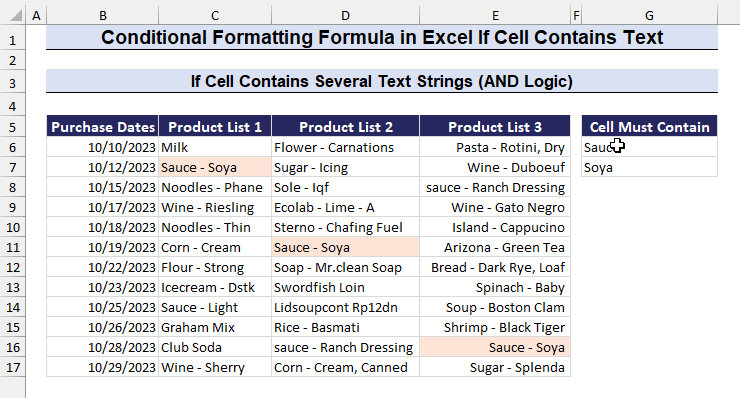 GIF to visualize the changes in cell formatting with values
