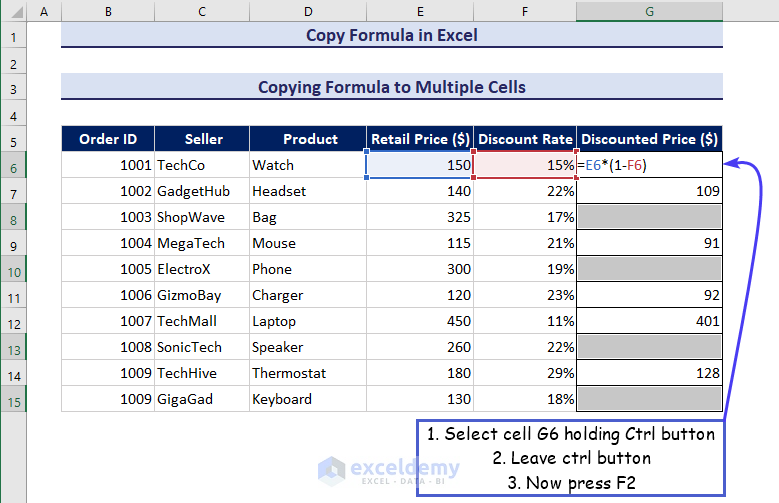 Switching to edit mode in formula containing cell