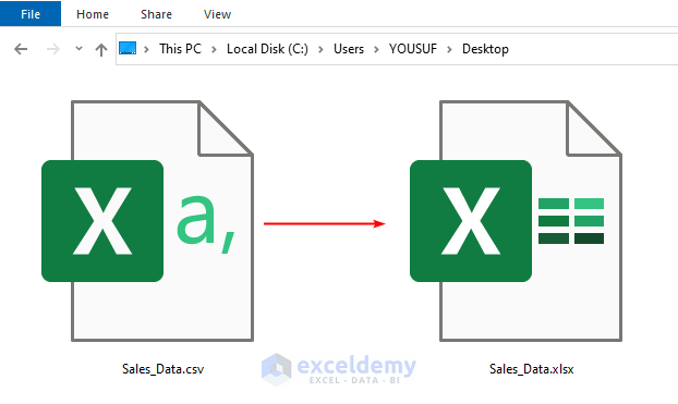 CSV file converts to XLSX file using VBA macros in Excel