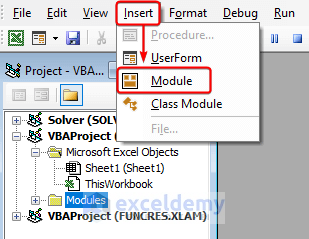 Creating Module to write macros in Excel VBA