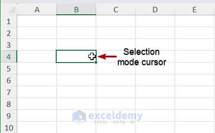 Selection Mode cursor