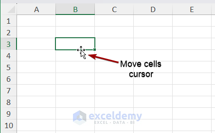 Move Cells cursor