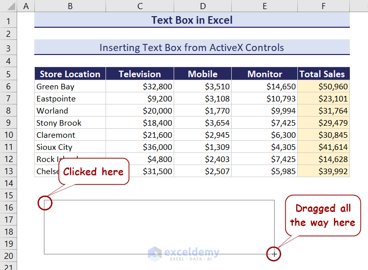 dragging activex text box