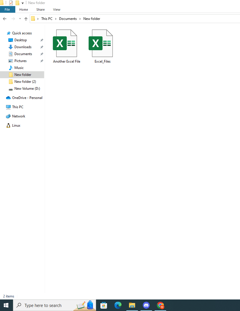 Opening multiple excel files at once in one click