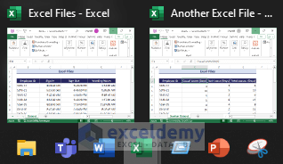 Opening two excel files