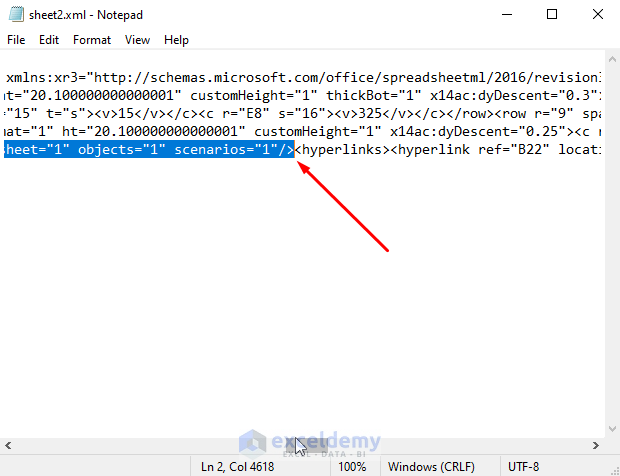 15-Selecting the line till end tag