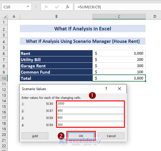 Inputting Array Information for House Rent