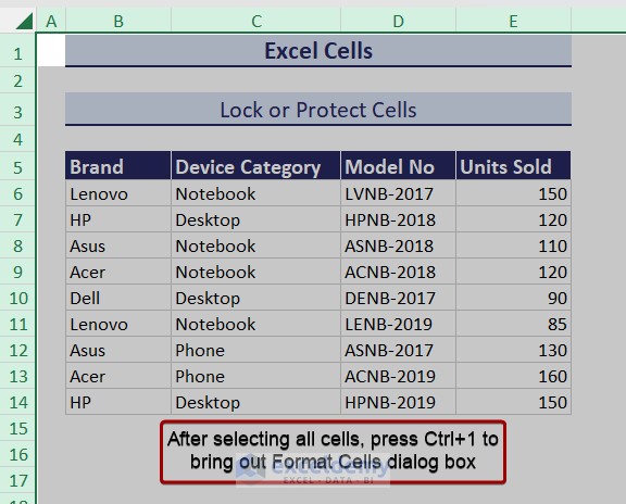 Select all cells