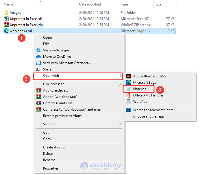 29-Opening xml file in Notepad