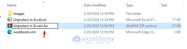 34-Changing the extension to zip xlsx again