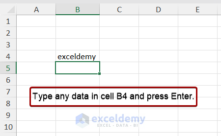 Insert content in Excel cell