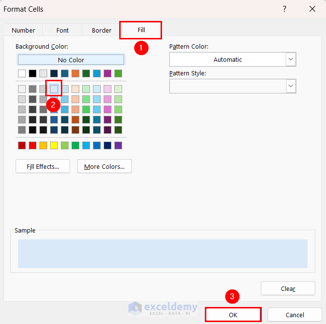 Setting Format of the Cells Where Condition Applies