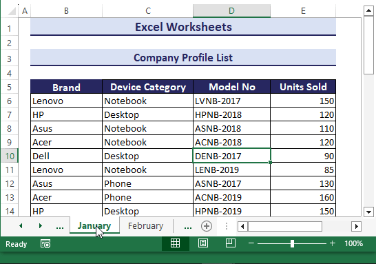 Insert or open a new worksheet in Excel