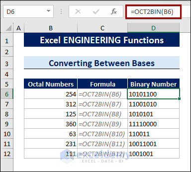 Converting Octal Number to Binary Number