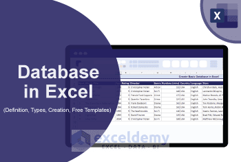 Database in Excel: Definition, Types, Creation, Free Templates - ExcelDemy
