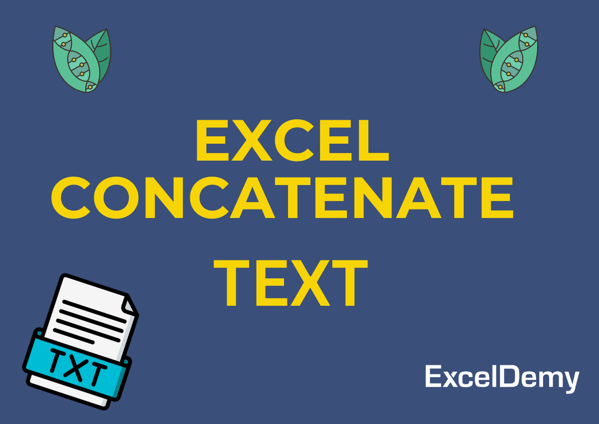 Excel Concatenate Text