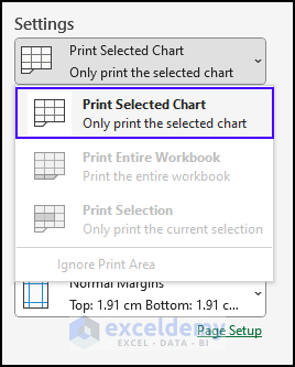 print selected chart