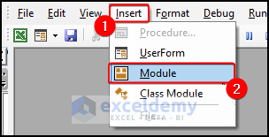 insert a new module