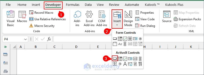 Adding Command button