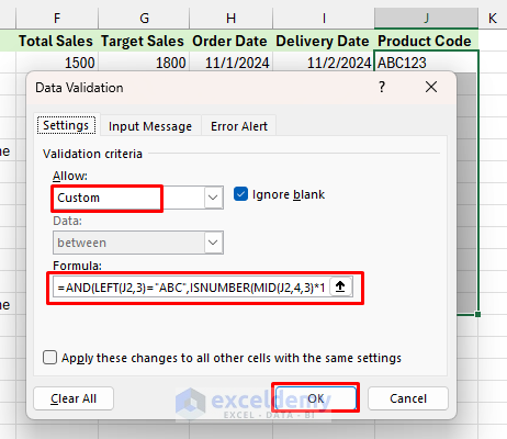 Data Validation Techniques for Complex Business Rules in Excel