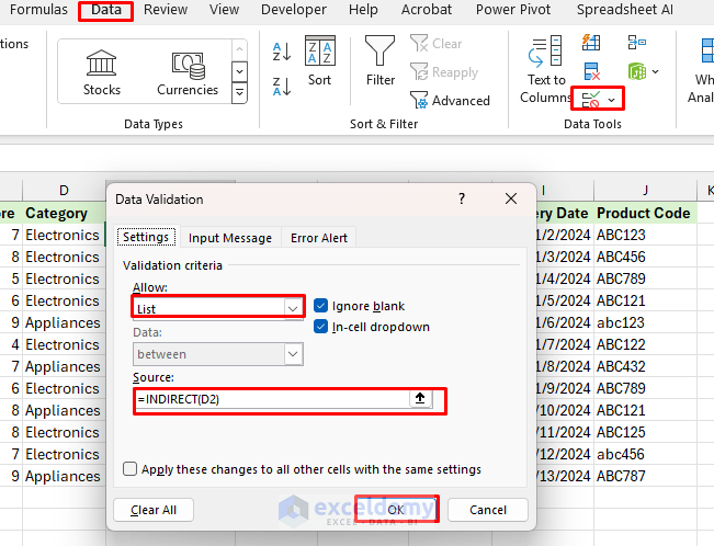Data Validation Techniques for Complex Business Rules in Excel
