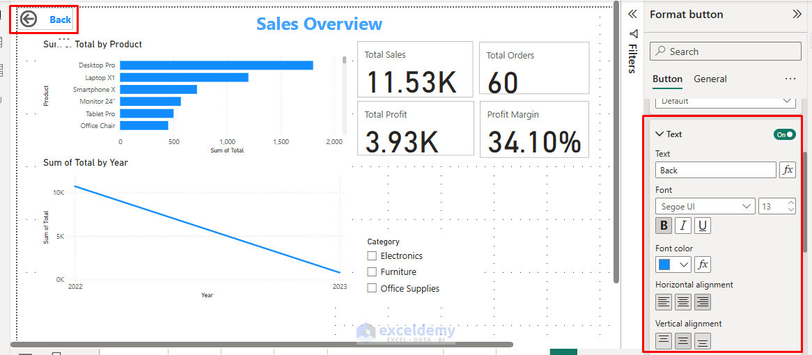 Customizing the Look & Feel of Reports in Power BI