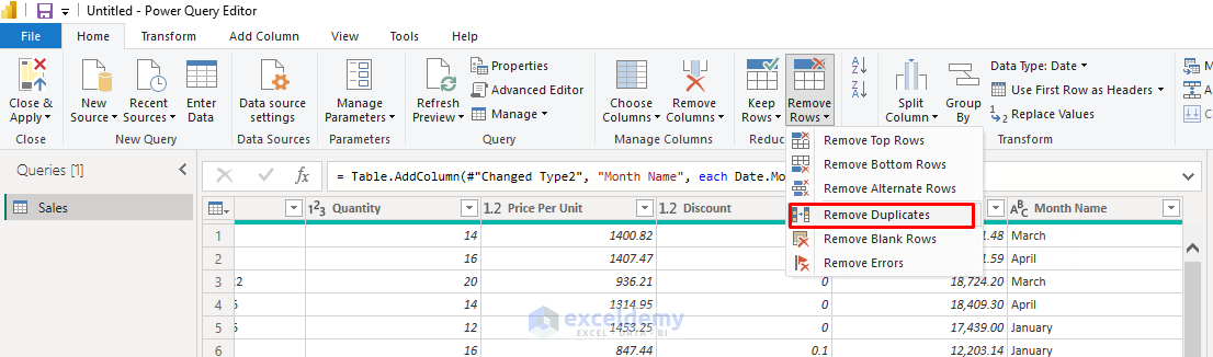 Importing and Transforming Excel Data in Power BI
