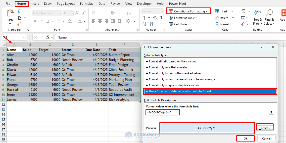 Advanced Conditional Formatting Techniques in Excel