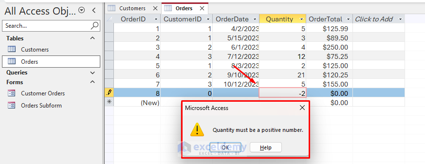 Implementing Data Validation Rules to Ensure Data Integrity in Microsoft Access