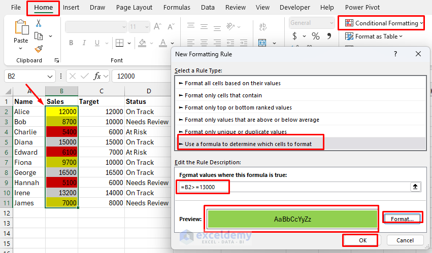 Advanced Conditional Formatting Techniques in Excel