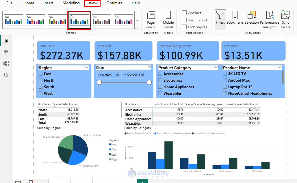How to Build a Power BI Dashboard from Excel PivotTables and Charts