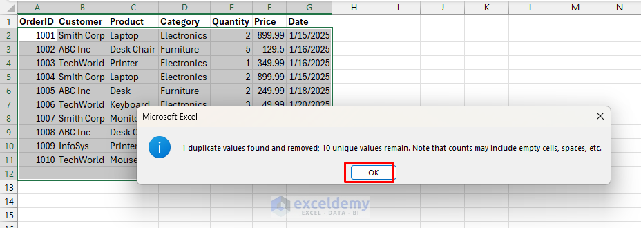 8 Ways to Remove Duplicates in Excel Without Losing Data