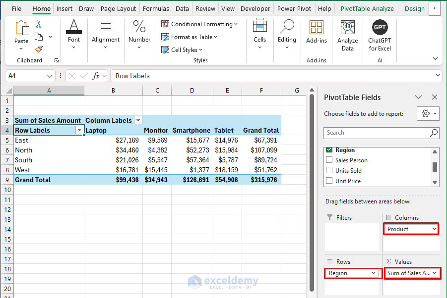 Creating a Timeline Filter in Excel