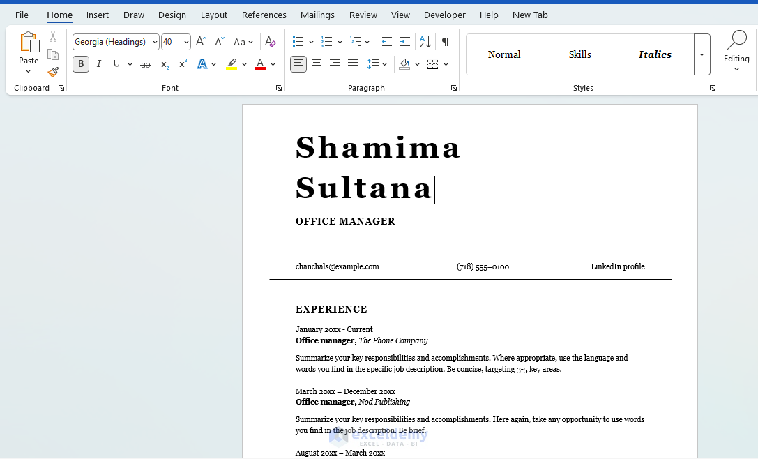 Downloadable Resume Templates: ATS-Friendly Designs Made in Word