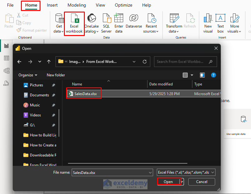 From Excel Workbook to Power BI Report in 30 Minutes