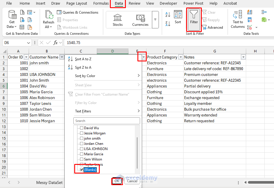 Data Cleaning in Excel: A Comprehensive Guide for Analysts