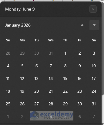 How to Build a Full Calendar Interface in Excel Using Form Controls