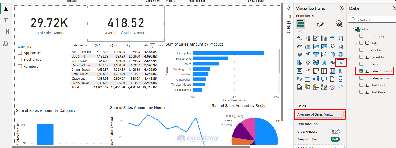 Create Your First Power BI Dashboard with Excel Workbook Data